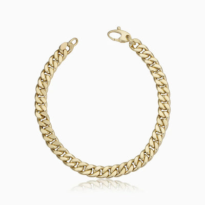 Ejendom Cuban Bracelet | Hvidguld 16k