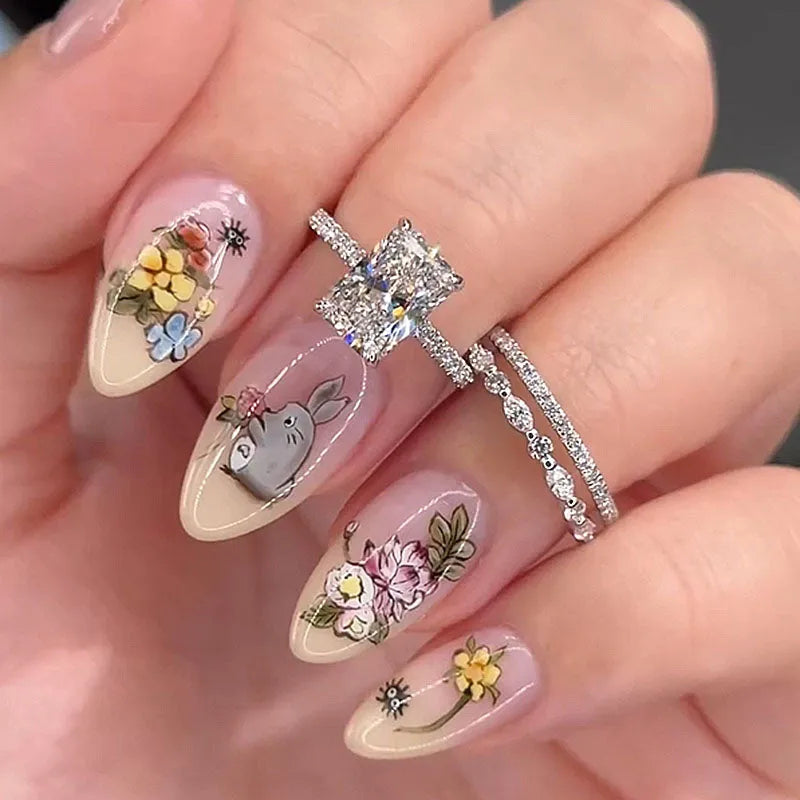 Jaily 3PC Bryllupsring Sæt | Hvidguld 18k