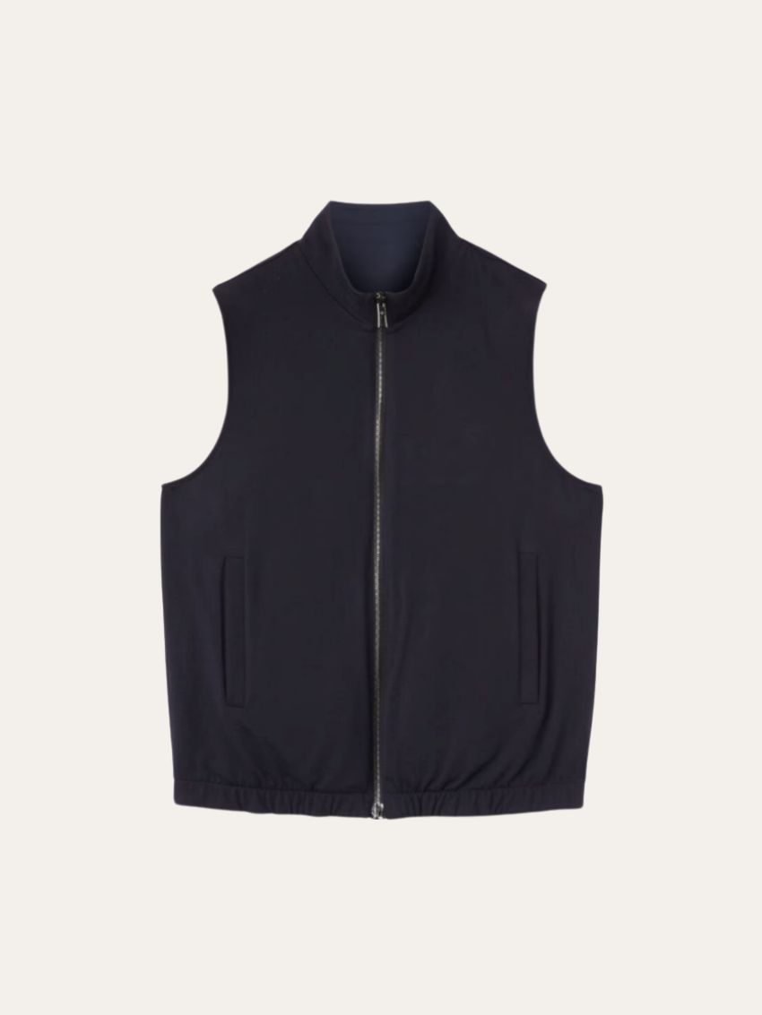 Vendbar City Bodywarmer - Marineblå