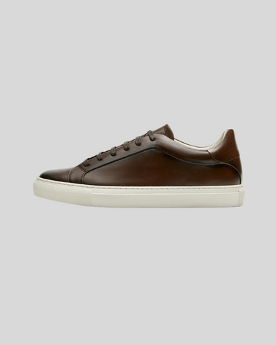 Læder Oxford Sneakers - Brun