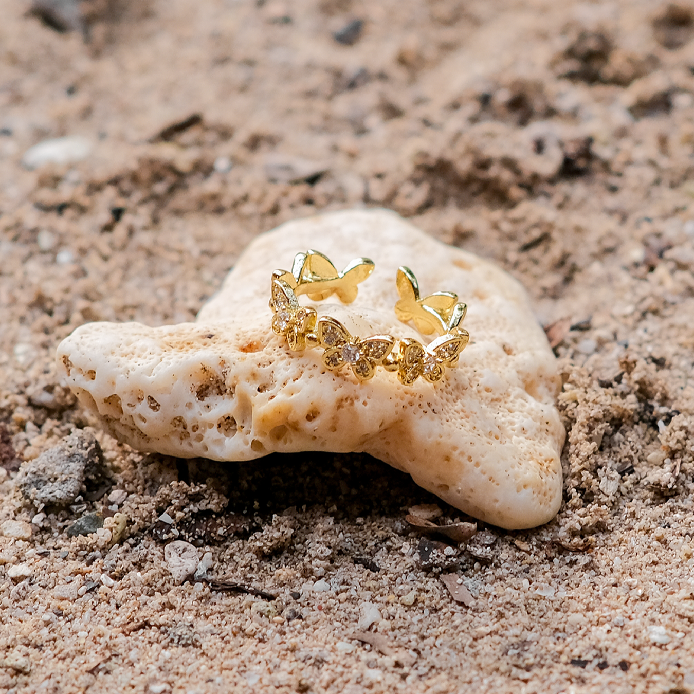 Smykkering Schmetterling | 18k Guld