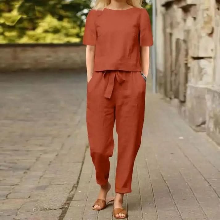 Lina™ | Casual Sæt til Sommer og Forår - Olsen & Olsen - DK
