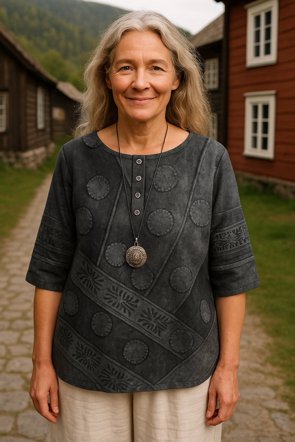 Olsen® | Komfortabel Farverig Top