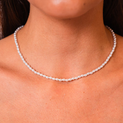 Choker med Perler