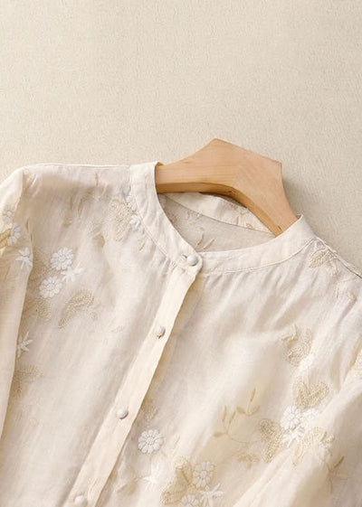 Eloise™ | Elegant Broderet Bluse™ fra Olsen & Olsen - DK