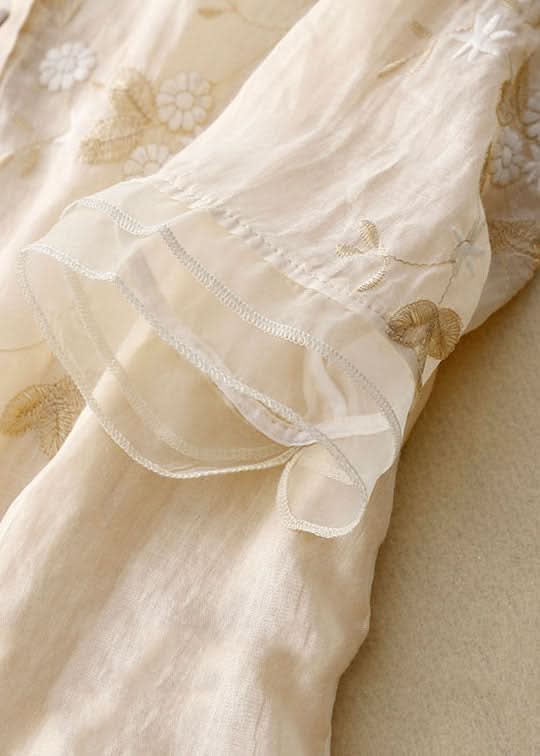 Eloise™ | Elegant Broderet Bluse™ fra Olsen & Olsen - DK