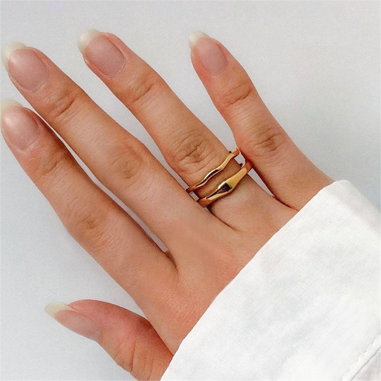 Dianne Gold Stacker Ring | 18k Guld
