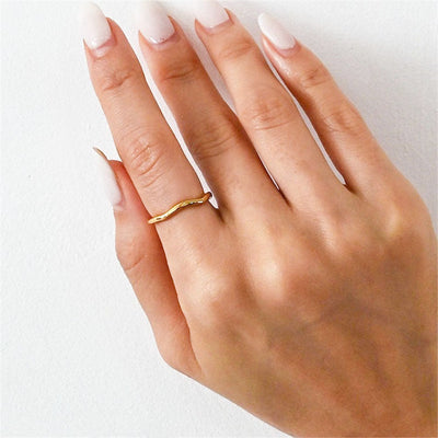 Dianne Gold Stacker Ring | 18k Guld