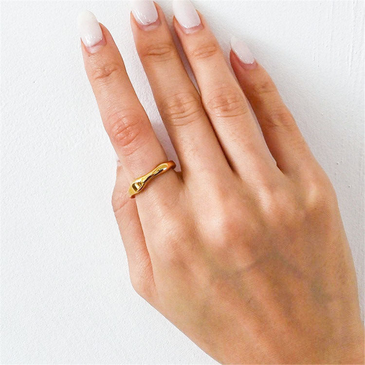 Dianne Gold Stacker Ring | 18k Guld