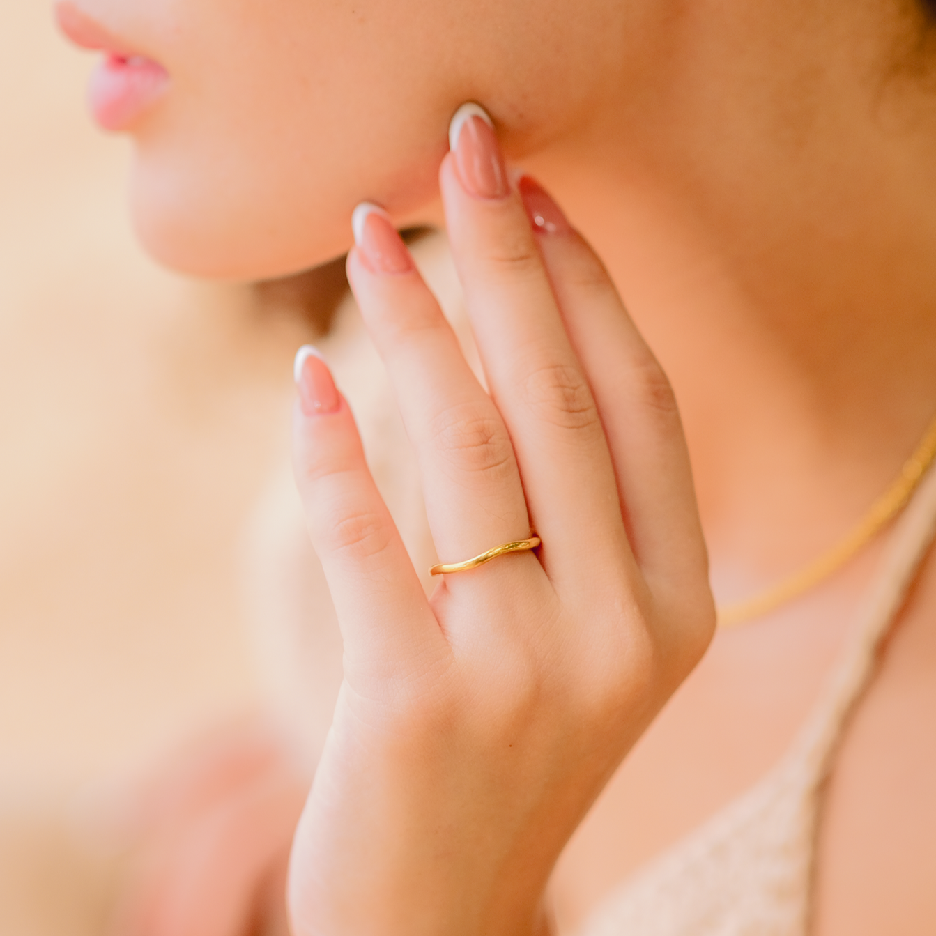 Dianne Gold Stacker Ring | 18k Guld