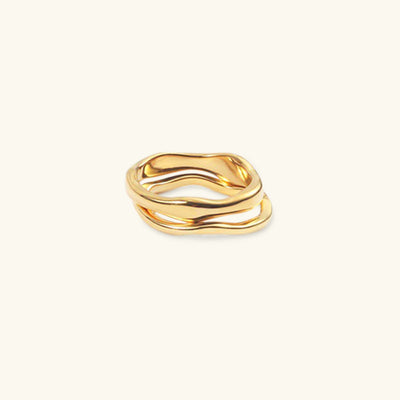 Dianne Gold Stacker Ring | 18k Guld