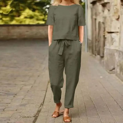 Lina™ | Casual Sæt til Sommer og Forår - Olsen & Olsen - DK