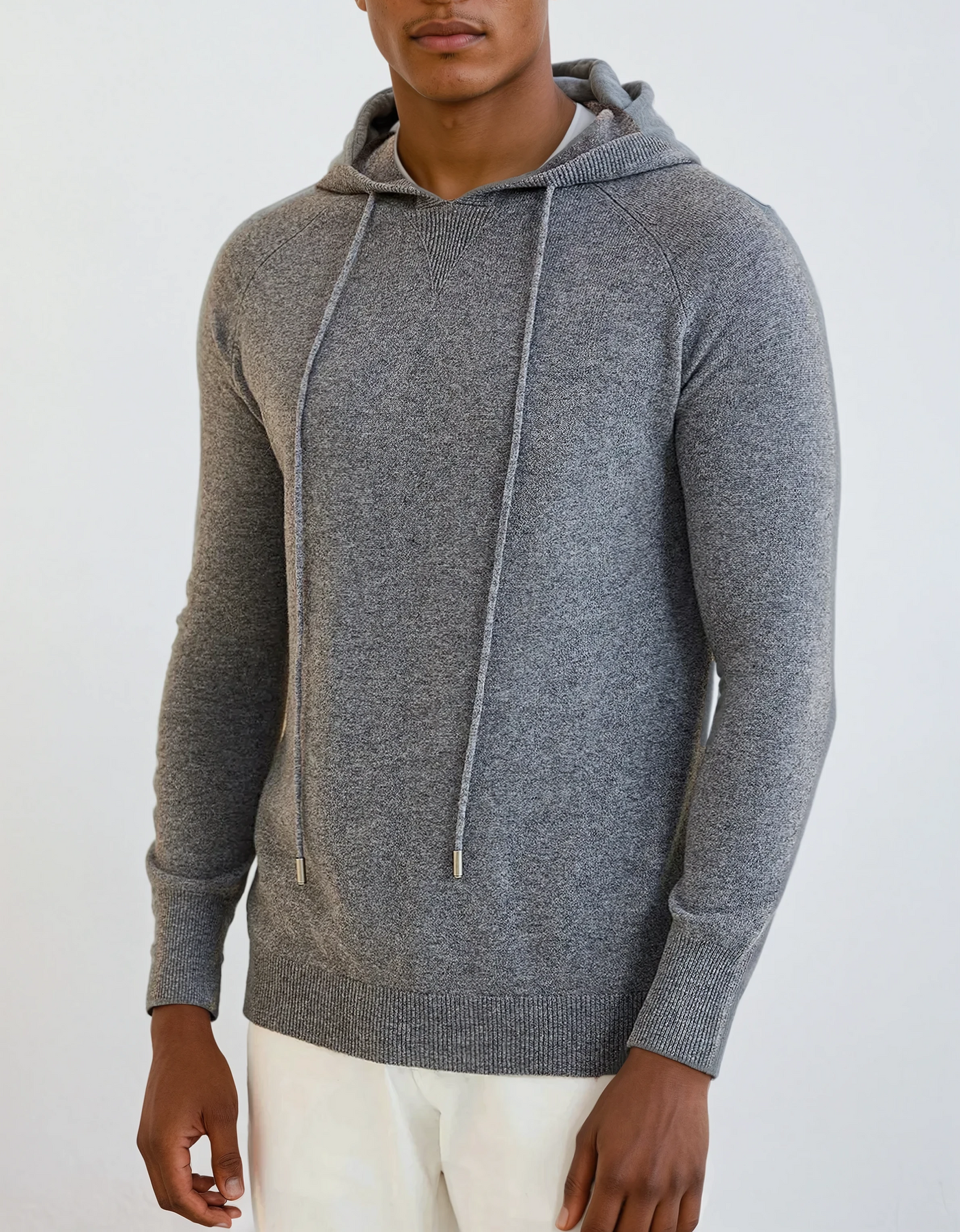 Essential Cashmere Hoodie - Mørkegrå