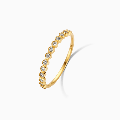 Diamond Bubble Ring | Hvidguld 14k