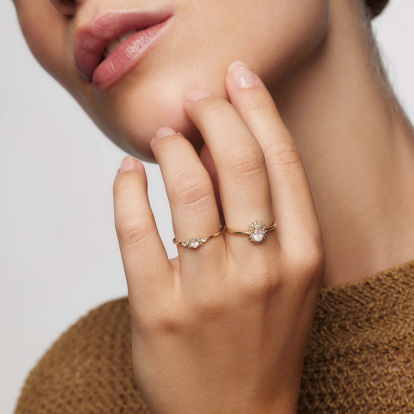 Månestens Muse Ring | Guld 14k - DK
