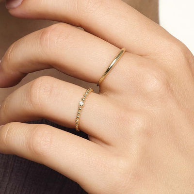 Slank Kuppelring | Guld 14k - DK
