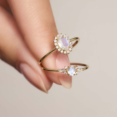 Månestens Muse Ring | Guld 14k - DK