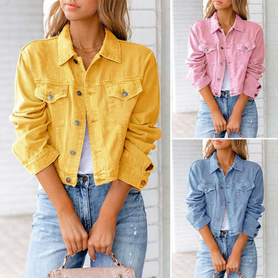 Elise Leroy Petals Denim Jakke