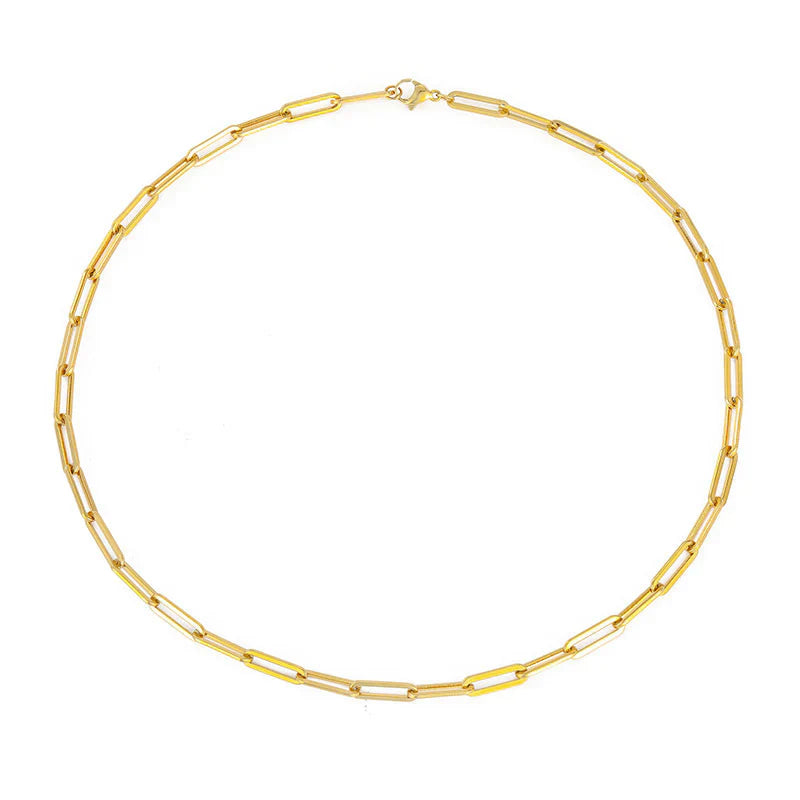 Archen Elegant Kæde Halskæde | Hvidguld 14k