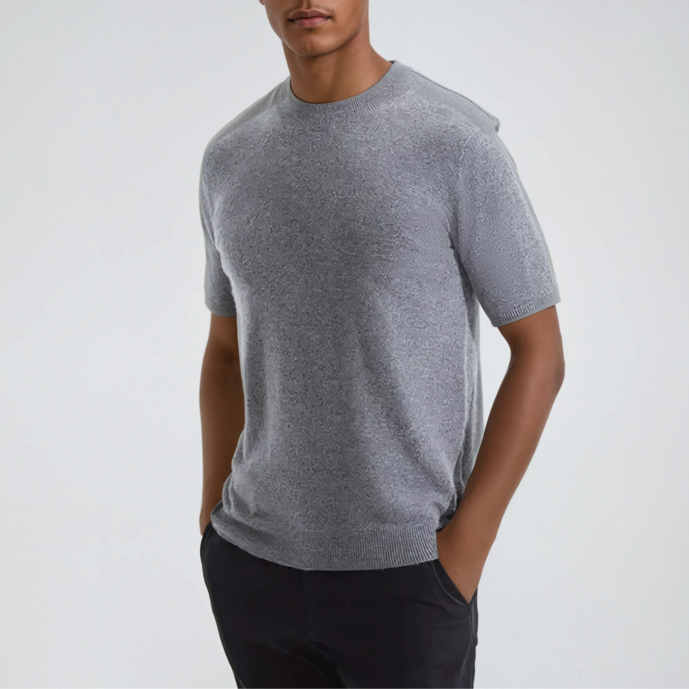Cashwool T-shirt Grå