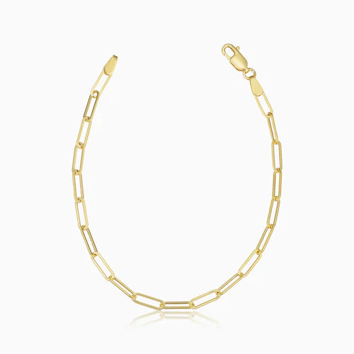 Venezia Link Armbånd | Hvidguld 14k