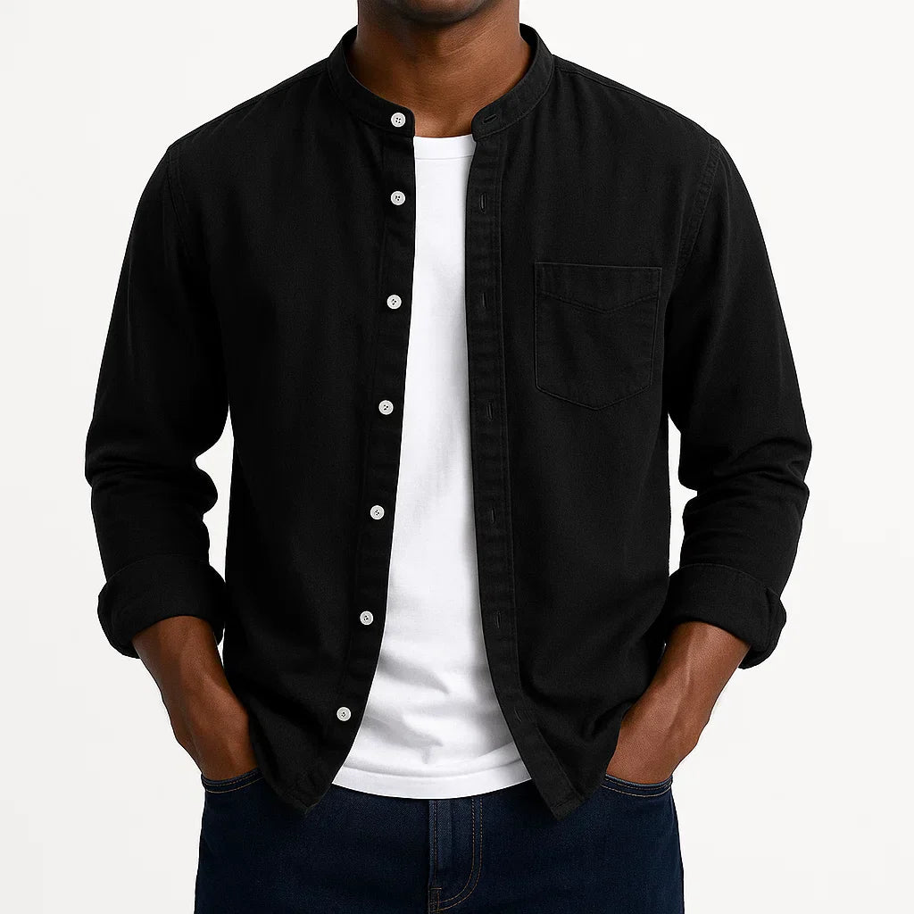 Theo™ | Afslappet Mao Skjorte