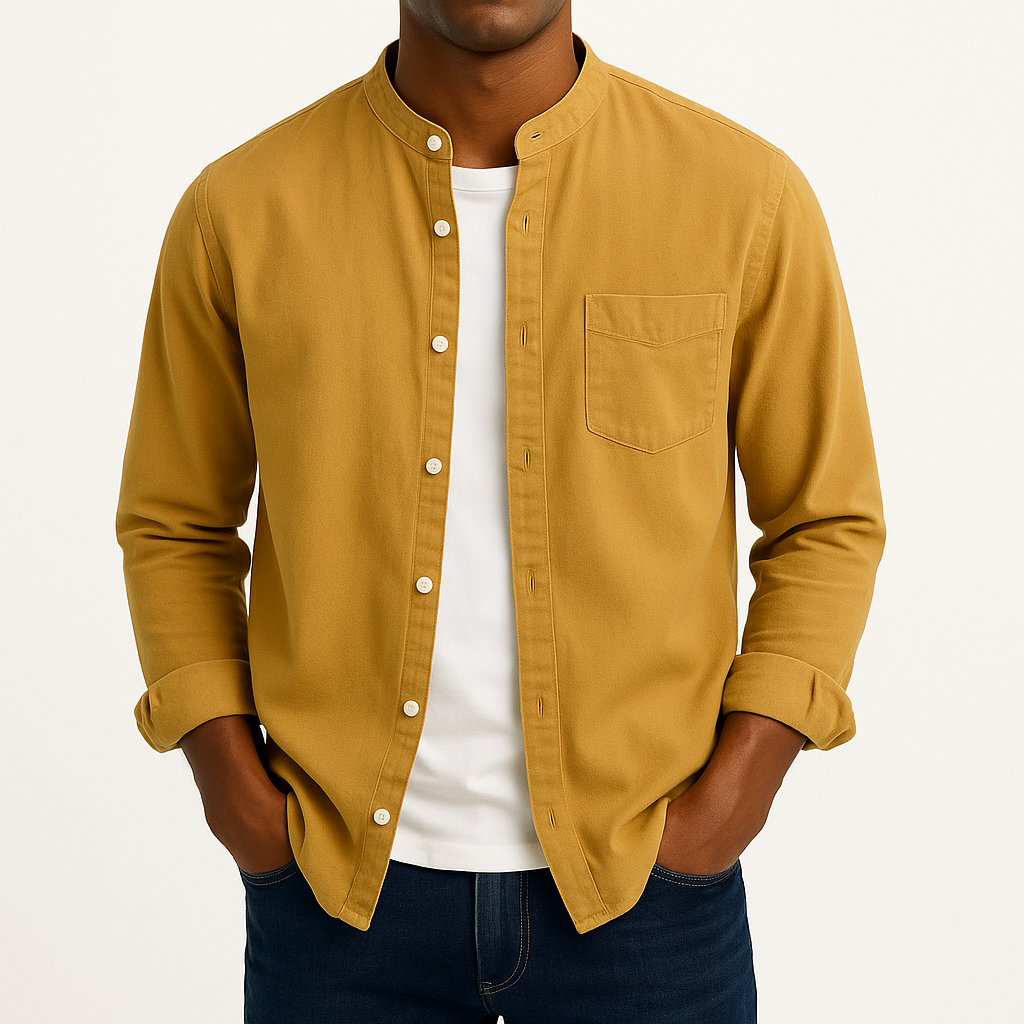 Theo™ | Afslappet Mao Skjorte