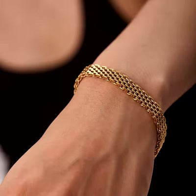 Imara Armbånd af Elegante Kæder | 18k Guld