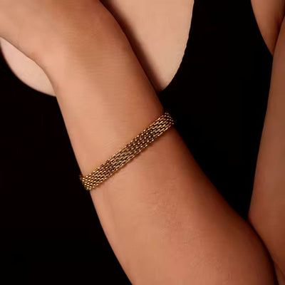 Imara Armbånd af Elegante Kæder | 18k Guld