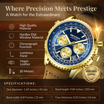 Luksus Chronograph Ur