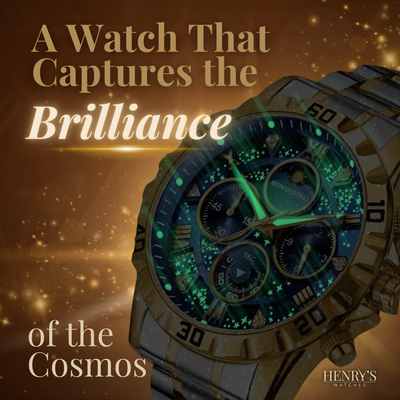 Luksus Chronograph Ur med Metalrem