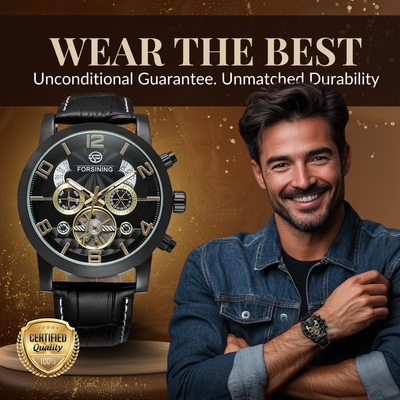 Luksus Tourbillon Automatisk Mekanisk Ur