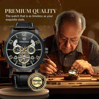 Luksus Tourbillon Automatisk Mekanisk Ur