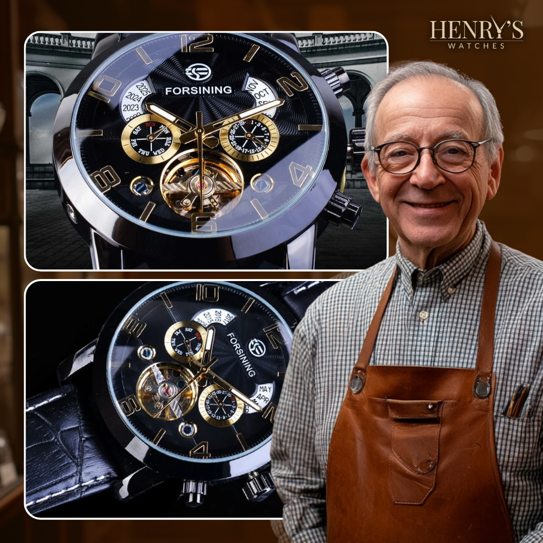 Luksus Tourbillon Automatisk Mekanisk Ur