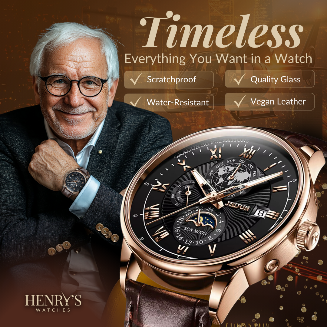 Trendy High-End Lys Kvarts Ur