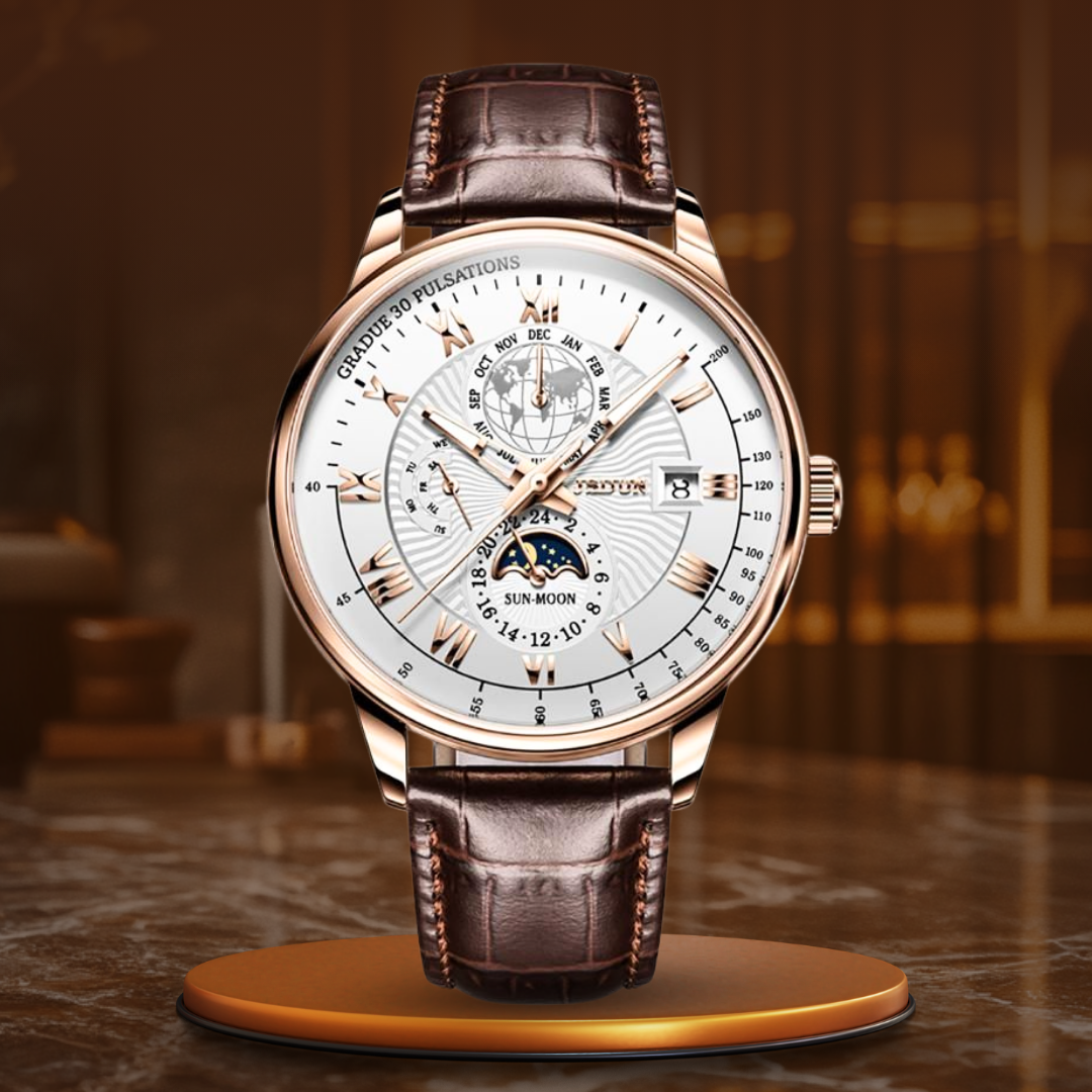 Trendy High-End Lys Kvarts Ur