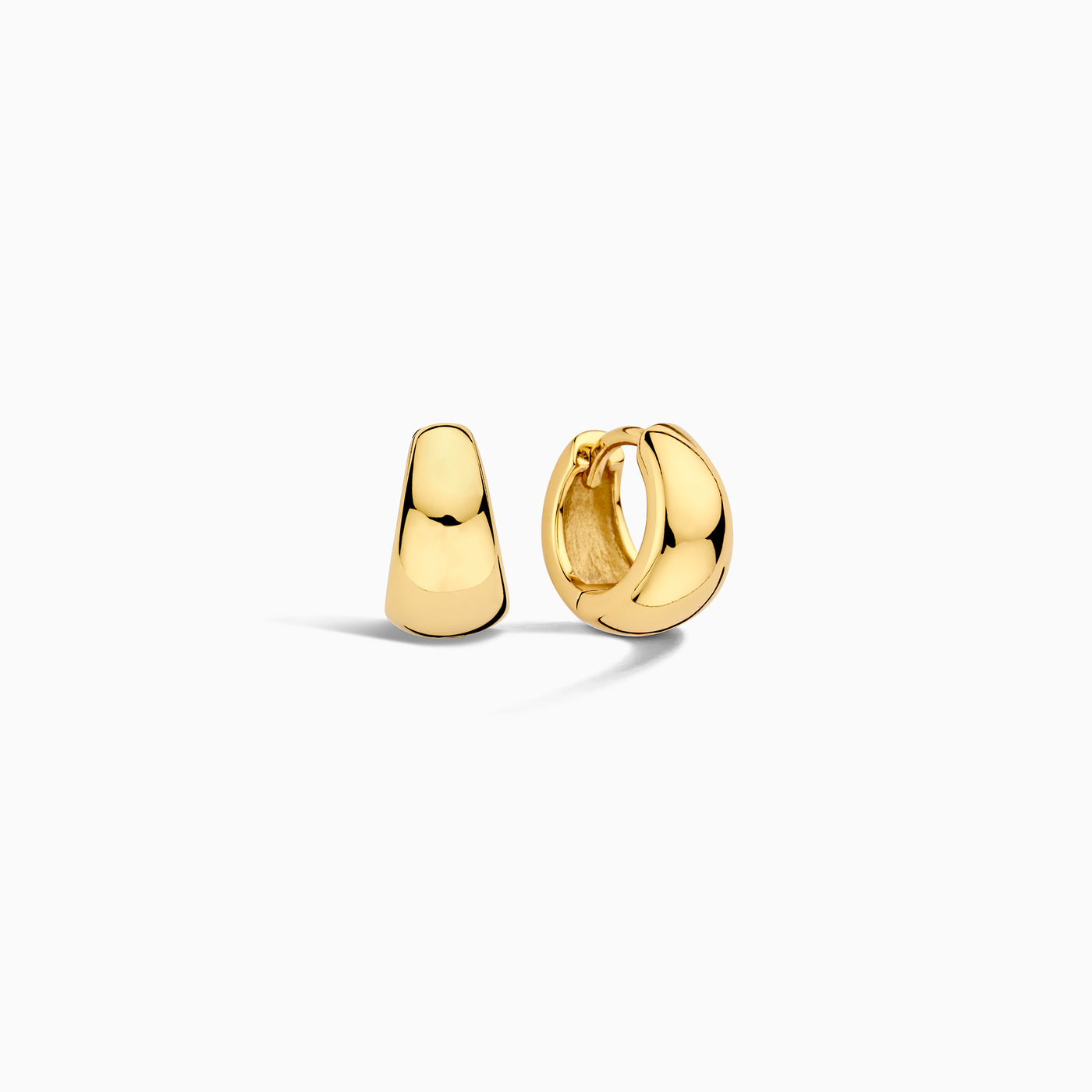 Rue Mini Hoops | Hvid Guld 18k