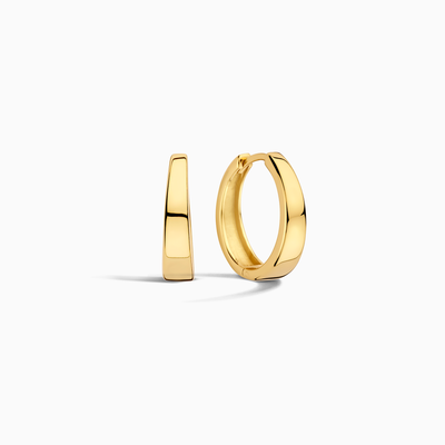 Gia Hoops | Hvidguld 18k
