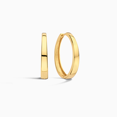 Gia Statement Hoops | Hvidguld 18k