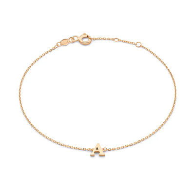 Vita Signa Initial Armbånd | Hvidguld 14k