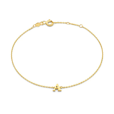 Vita Signa Initial Armbånd | Hvidguld 14k