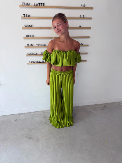 Noa | Satin Sæt Med Elegant Glamour