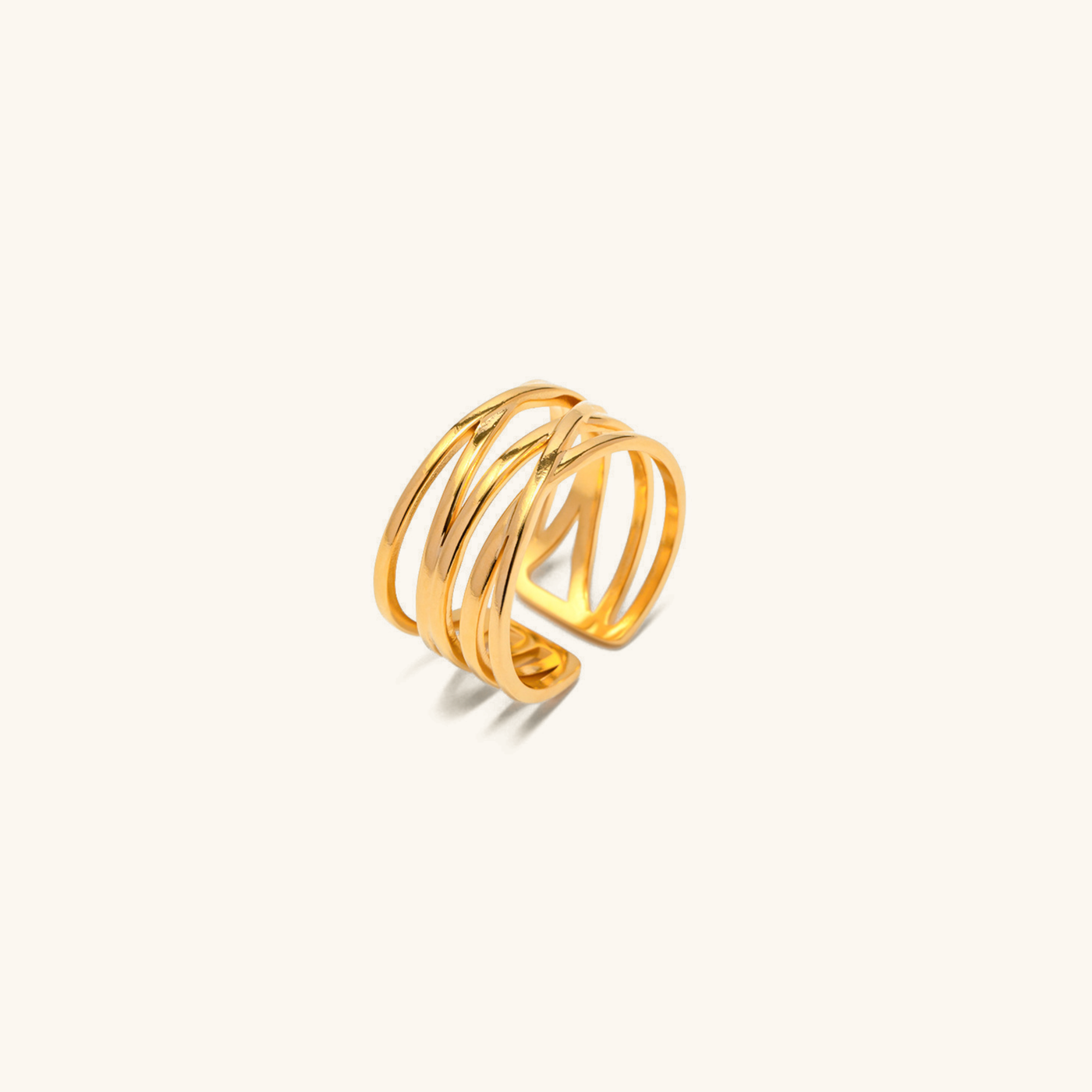 Ring i Flussgold | 18k Guld