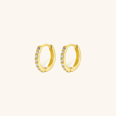 Huggie Øreringe Alexandria | 18k Guld