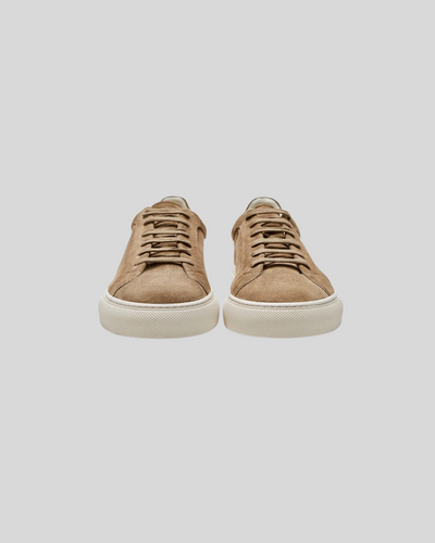 Læder Oxford Sneakers - Khaki