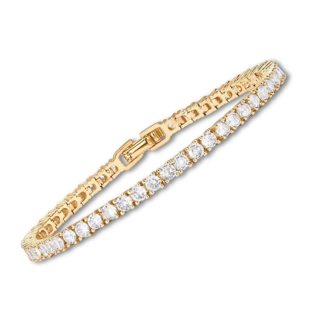 Moissanite Tennisarmbånd | Hvidguld 18k
