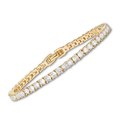 Moissanite Tennisarmbånd | Hvidguld 18k