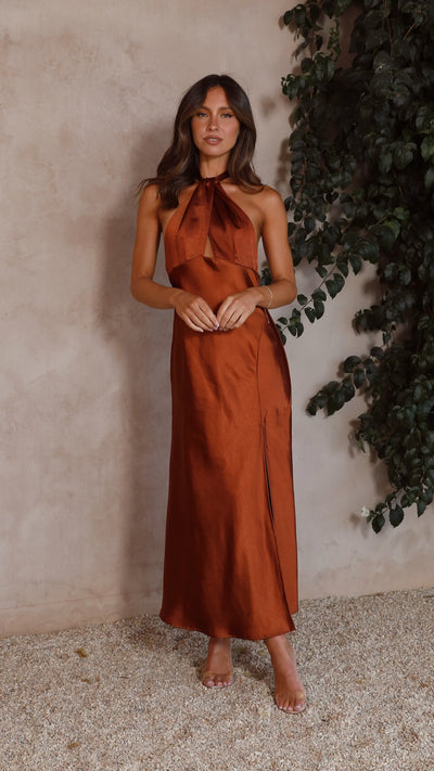 Maxi kjole Rosea Halter
