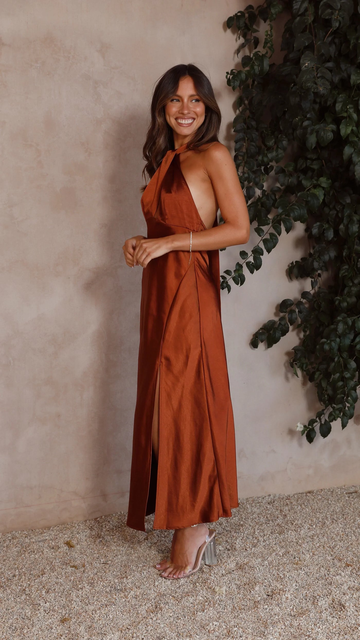 Maxi kjole Rosea Halter