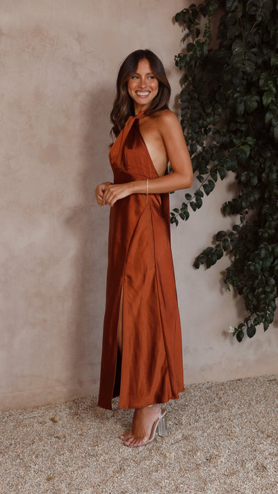 Maxi kjole Rosea Halter